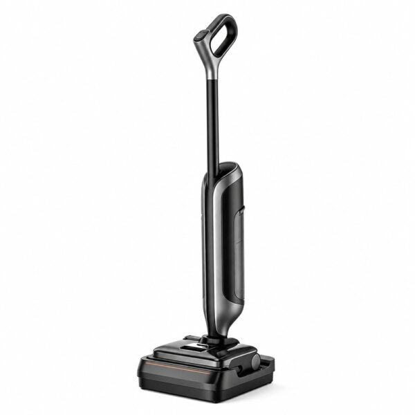 T500 Pro cordless floor washer with 24,000 Pa peak suction and 100 degree boiling-water self-cleaning, studio product shot for wholesale buyers