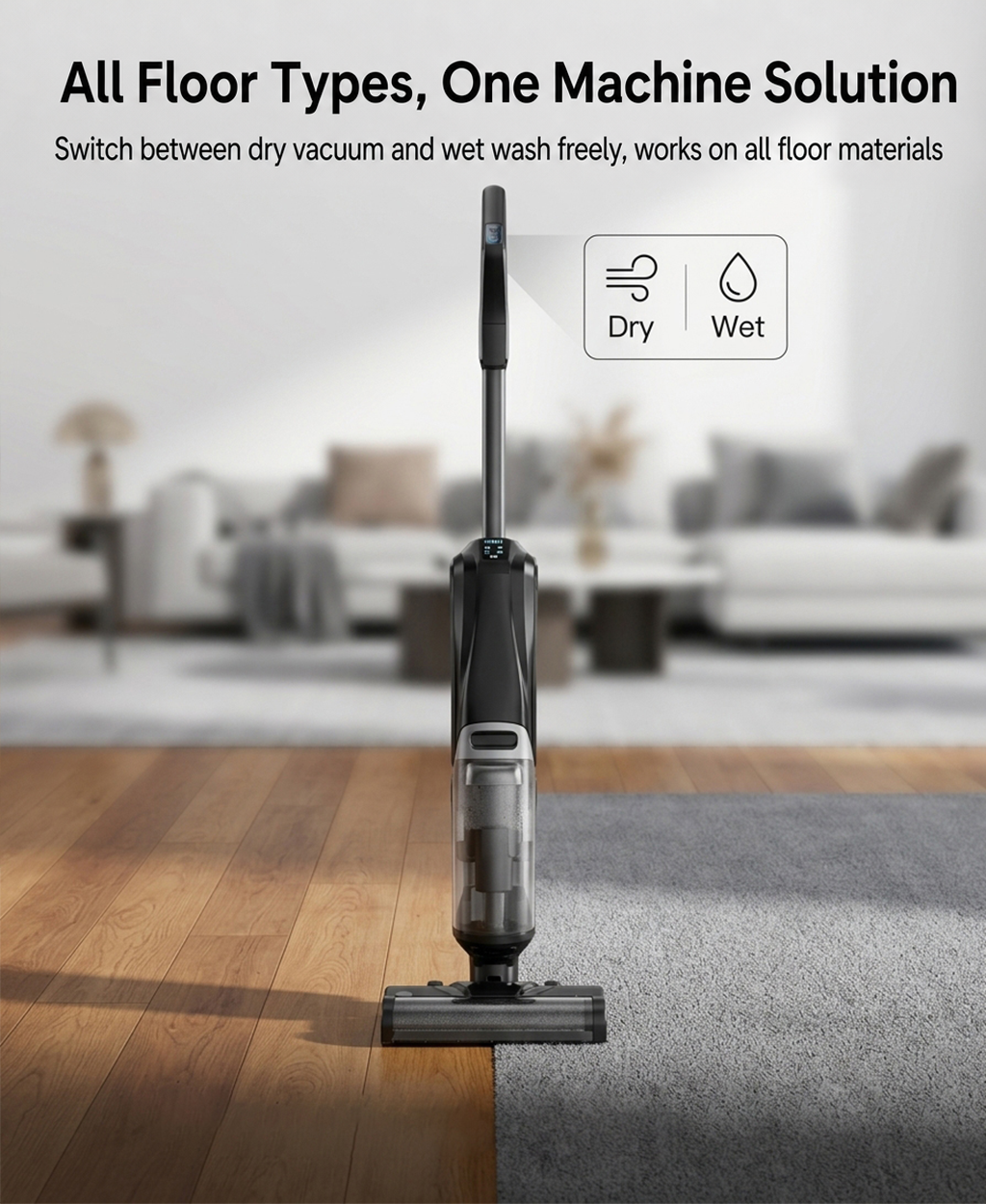 F203C multi-surface wet dry floor cleaner