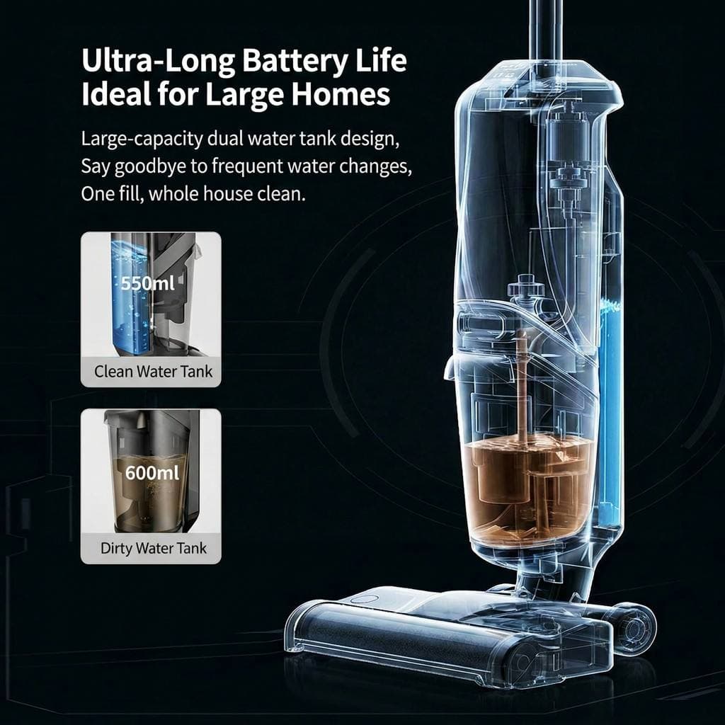 F203C dual tank wet dry vacuum cleaner