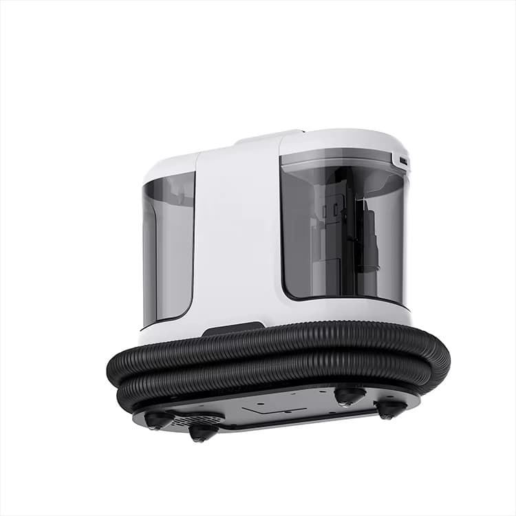 C301AS commercial hot‑water upholstery cleaner bottom view, cleaning brush head structure