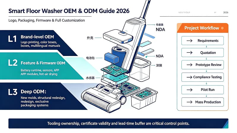 Smart Floor Washer OEM & ODM Guide 2026