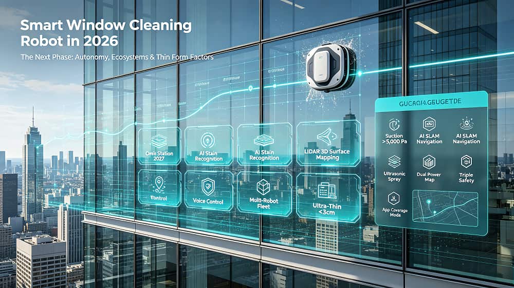 Smart Window Cleaning Robot in 2026: Tech Upgrades, Buying Guide & Future Trends
