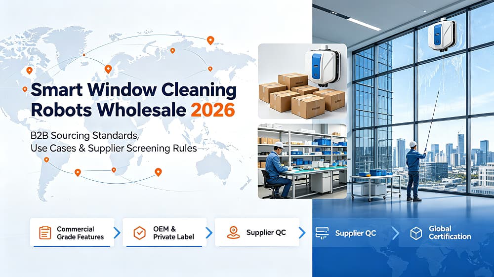 Smart Window Cleaning Robots Wholesale 2026: Complete B2B Guide for Global Distributors