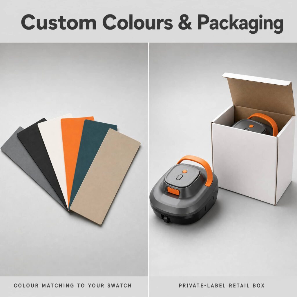 ST-SP2 robotic pool cleaner OEM custom color options and private label packaging service