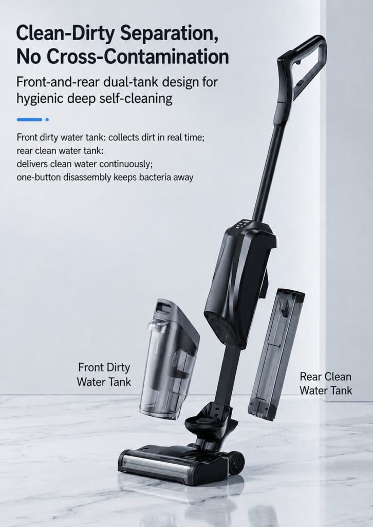 F203C dual tank separation floor cleaner