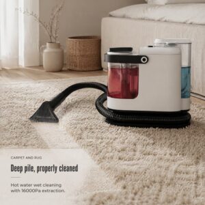 STC204 Fabric & Upholstery Spot Cleaner with 16000Pa Spray Extraction and 110°C Steam