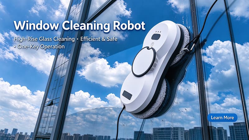 Safe automatic high-rise window cleaning robots for commercial & wholesale buyers.