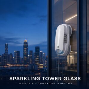 روبوت تنظيف الزجاج الذكي ST-X1 برشّ مزدوج الاتجاه – شفط متغير 2200–3200 باسكال، خزان مرئي 65 مل و3 أوضاع تنظيف